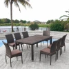 T347/Y380A-W53 Brown 8PCS Комплект плетеной мебели T347/Y380A-W53 Brown (8+1) Afina