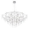 ML.5602.1200P СН Подвесная люстра светодиодная хрустальная с пультом с регулировкой цветовой температуры Modelux MODELUX ML.5602.1200P СН