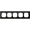 WL17-Frame-05 Рамка на 5 постов Werkel Palacio, бронза с черным