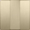 WL10-SW-3G-CP Набор клавиш для выключателя трехклавишного Werkel, шампань