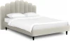 577038 Кровать Queen II Sharlotta L 1600 ОГОГО (арт.577038), (Ткань/Белый)