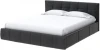 1897405 PROxSON Кровать Varna без основания (Экокожа Черный) 180x200