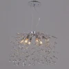 08180-0.4-06 CR Подвесная люстра хрустальная Reluce 08180-0.4-06 CR (220V, на тросе)