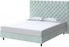 2017179 PROxSON Кровать Paris Boxspring Standart (Ткань: Велюр Casa Мятный) 90x200