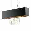 LUXURY SP6 OTTONE Подвесной светильник черный Ideal Lux LUXURY SP6 OTTONE