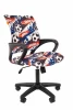 CHAIRMAN Kids 103 LT черный пластик Кресло Chairman Kids 103 Россия ткань Футбол LT (чер)