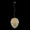 CHARME SP3+3 LED GOLD/TRANSPARENT Подвесной светильник Crystal Lux Charme SP3+3 LED GOLD/TRANSPARENT