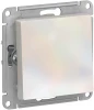 ATN000411 Выключатель встраиваемый одноклавишный (жемчужный) Systeme Electric AtlasDesign ATN000411
