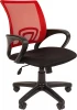 CHAIRMAN 696 black Компьютерное кресло CHAIRMAN 696 black (Пластик,Ткань,Сетка/Красный)