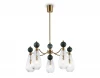 LH53292 Потолочная люстра на штанге с мрамором Ambrella Ceramo Modern LH53292