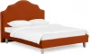 637333 Кровать Queen II Victoria L 1600 ОГОГО (арт.637333), (Ткань/Оранжевый)