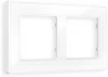 AF580102 Рамка Ambrella Volt ALFA Arctic (Белый Стекло органическое) 2-ая AF580102