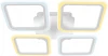 FA4375 Потолочная люстра Ambrella Acrylica FA4375 (регулировка яркости, LED, 220V, пульт управления)