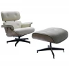 FR 0016-17 Кресло EAMES LOUNGE CHAIR и оттоманка EAMES LOUNGE CHAIR чёрные