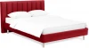 577455 Кровать Queen II Sofia L 1600 ОГОГО (арт.577455), (Ткань/Бордовый)