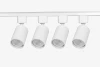 TR70-SET4-GU10-WH Трековая система однофазная в сборе ЭРА TR70-SET4-GU10-WH