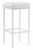 507429 Барный стул Woodville Лофт линкольн белый / белый матовый 507429