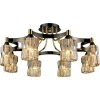 919-08-33 gold/dark chrome + shampagne Потолочная люстра N-Light 919 919-08-33 gold/dark chrome + shampagne