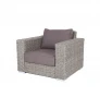 YH-C1515W TWgray Кресло из искусственного ротанга (гиацинт), цвет серый 4SIS Боно YH-C1515W TWgray