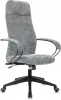 CH-610/FABR-DGREY Кресло руководителя Бюрократ CH-610 Fabric серый Light-19 крестов. пластик