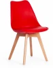 14208 Обеденный стул Tetchair TULIP (Дерево,Пластик/Красный)