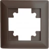 39817 Рамка на 1 пост (коричневый) Stekker Катрин 39817