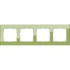 WL01-Frame-04 Рамка на 4 поста Werkel Favorit, фисташковый