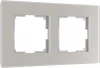 W0023117 Рамка на 2 поста (дымчатый, стекло soft-touch) Werkel W0023117 (a067415)