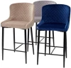 UDC8297G10867 OLD Барный стул ARTEMIS глубокий синий, велюр G108-67 (H=65cm) М-City UDC8297G10867