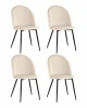 УТ000040712 Стул Stool Group Lilly велюр бежевый 4 шт. УТ000040712