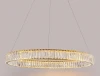 8240/80 gold Подвесной светильник Newport 8240 8240/80 gold (LED, 220V, хрусталь, на тросе, кольцо)