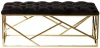GY-BEN7835GOLD-BL Банкетка Garda Decor GY-BEN7835GOLD-BL (Золото/Черный)