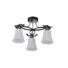 849/3PF-Dark Потолочная люстра IDLamp Monga 849/3PF-Dark