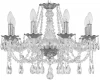 1607/8/200 Ni Подвесная люстра Bohemia 1607 1607/8/200 Ni