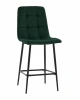 УТ000041433 Стул полубарный Одди велюр темно-зеленый Stool Group арт.УТ000041433