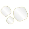 SM129GL Organic Panno Gold Сет из 3-х зеркал Ø91, Ø61, Ø41 см Art-Zerkalo SM129GL 13824