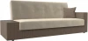 118518L Диван-книжка Лига-020 стол слева (Бежевый,Корфу 03/Микровельвет) Лига Диванов арт.118518L