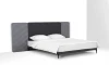 709380 Кровать Licata ОГОГО (арт.709380), (Ткань,Рогожка,Микрошенилл/Серый)