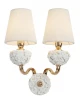 1032/2W-GD-WT Бра Lumien Hall Плисанс 1032/2W-GD-WT