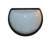 400-124-114 Светильник настенный уличный Horoz Акуа, 1 плафон, черный с прозрачным
