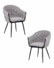 LM-9691-N_B-M_TT-LAR-275-17 Набор 2 шт стул обеденный DOBRIN MATILDA (серая ткань (LAR 275-17))