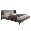 206605 Кровать 7173/GC2323 из серой ткани 180 x 200 cm Angel Cerda 206605