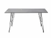 3029-150-80-SHT-TU10 Обеденный стол из HPL 150х80см, цвет черный мрамор 4SIS Руссо 3029-150-80-SHT-TU10
