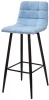 UDC8078TRF10 Барный стул M-City SPICE TRF-10 небесно-голубой, ткань