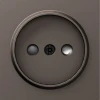 DE21653 Накладка для розетки без заземления, со шторками 16A 250 В~, мокко IP30 Donel A07 DE21653