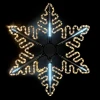 LC-13130 Светодиодная снежинка "Black Edition" диаметр 0,8м тепло-белая с динамикой белого диода 24В, дюралайт на металлическом каркасе, IP65 Laitcom LC-13130
