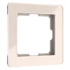 W0012743 Рамка на 1 пост Acrylic (айвори) Werkel W0012743 (a060537)