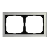 GAL320302 Рамка на 2 поста (алюминий) Systeme Electric GAL320302
