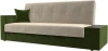 118491 Диван-книжка Лига-020 стол справа (Бежевый,Зеленый/Микровельвет) Лига Диванов арт.118491