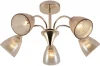 1129/5P Потолочная люстра на штанге Escada Amelia 1129/5P 5x60Вт E27, металл/стекло, золото